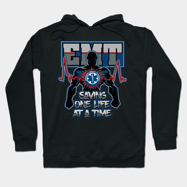 EMT Saving One Live at a Time Hoodie by RadStar